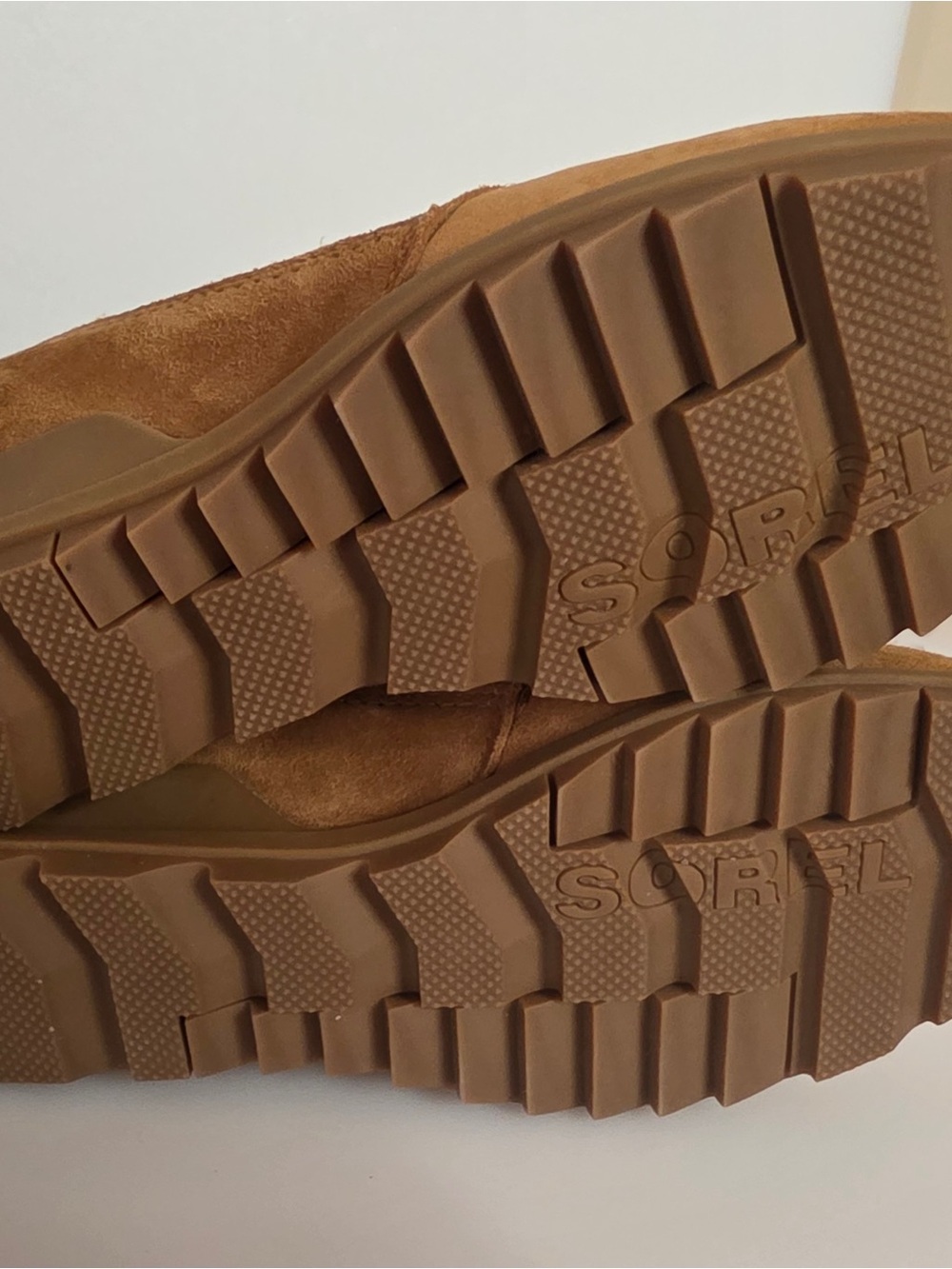 Sorel Tan Suede Lace-Up Ankle Boots - Picture 6 of 7